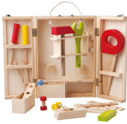 Woody, Инструменти, в, дървена, кутия, образователна играчка, играчка, играчки, игри, игра