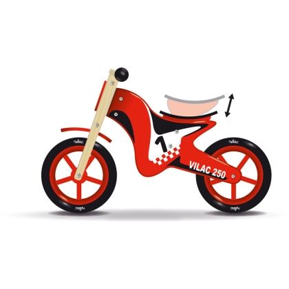Vilac - Дървено детско балансово колело без педали