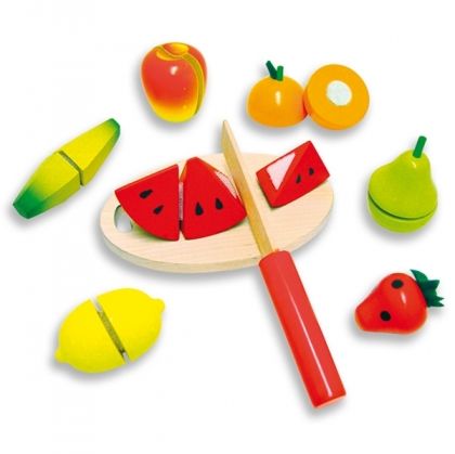 Andreu toys - Дървен комплект за рязане на зеленчуци