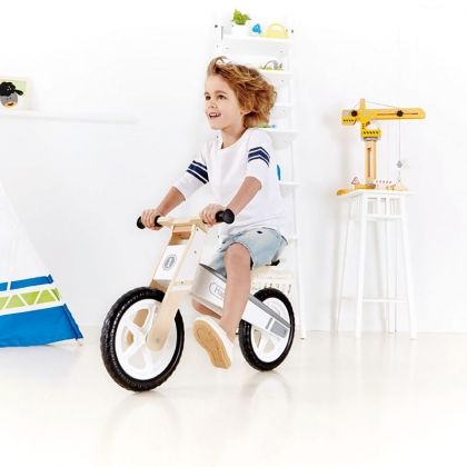 hape, детско, дървено, колело, за, баланс, без педали, балансиране, игра, игри, играчка, играчки