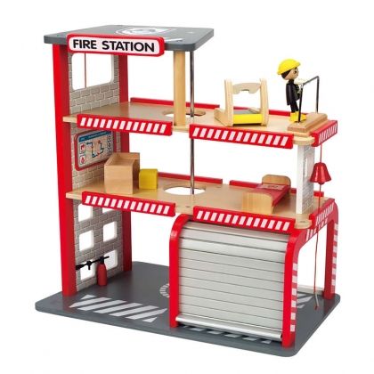 hape, пожарна, станция, пожарникарска, игра, игри, играчка, играчки