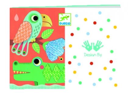DJECO - Комплект за оцветяване с пастели - Приятелите на Магали