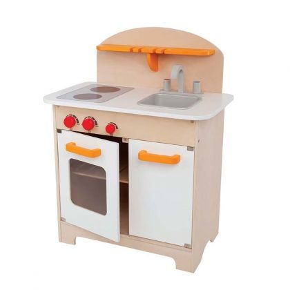 Hape - Дървена детска кухня бяла - E3100_1.jpg