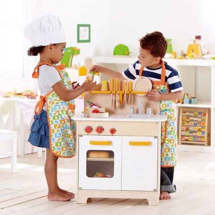 Hape - Дървена детска кухня бяла - E3100_3.jpg