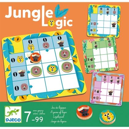 djeco, логическа, игра, логическа, джунгла, животни, игри, играчка, играчки