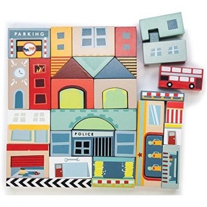 le toy van, дървени, кубчета, куб, град, игра, игри, играчка, играчки