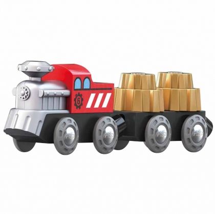 hape, локомотив, влак, влакче, товарно, товарен, релси, игра, игри, играчка, играчки