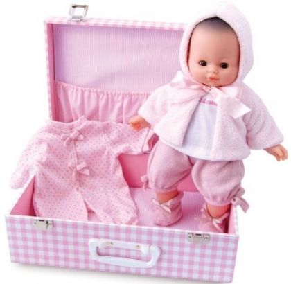 vilac, детска, кукла, кукличка, в, куфар, куфарче, бебе, аксесоари, дрешки, игра, игри, играчка, играчки