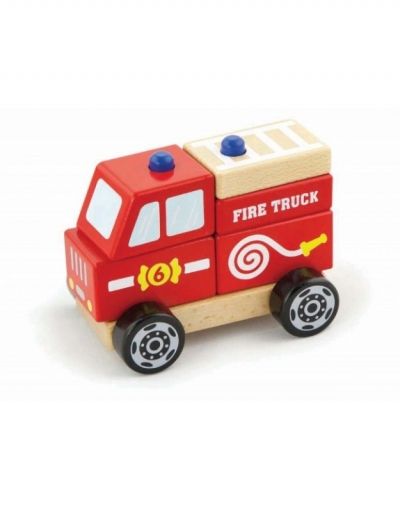 viga, дървена, количка, кола, пожарна, дърво, игра, игри, играчка, играчки