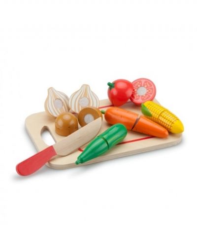 new classic toys, зеленчуци, за, рязане, дървени, дъска, игра, игри, играчка, играчки