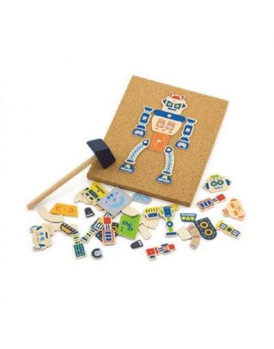 viga, творчески, комплект, дървен, направи, робот, роботи, игра, игри, играчка, играчки