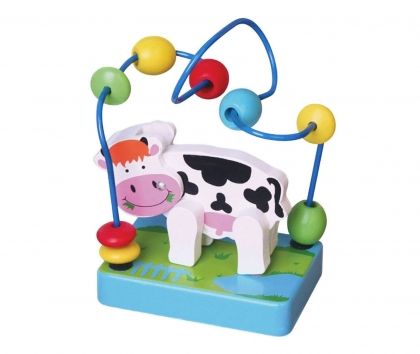 Viga, лабиринт, с, крава, дървена играчка, дървена играчка крава, крава лабиринт, дървена крава,  играчка крава, игра, игри, играчка, играчки