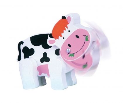Viga, дървена играчка, дървена играчка крава, крава лабиринт, дървена крава,  играчка крава, игра, игри, играчка, играчки
