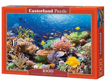 Castorland, риф, корал, коралов риф, риба, риби, пъзел, пъзели, puzzles, пъзелите, пъзели
