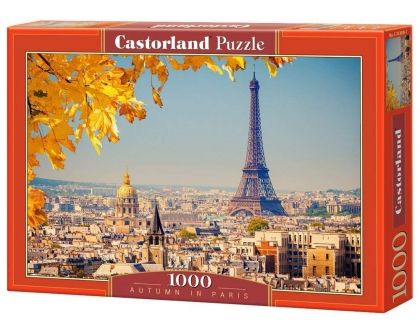 Castorland, Париж, Франция, есен, Айфелова кула, пъзел, пъзели, puzzles, пъзелите, пъзели