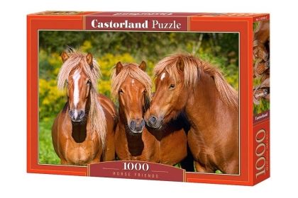 Castorland, кон, коне, диви коне, пъзел, пъзели, puzzles, пъзелите, пъзели