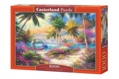 Castorland, остров, палми, тропически остров, море, пъзел, пъзели, puzzles, пъзелите, пъзели