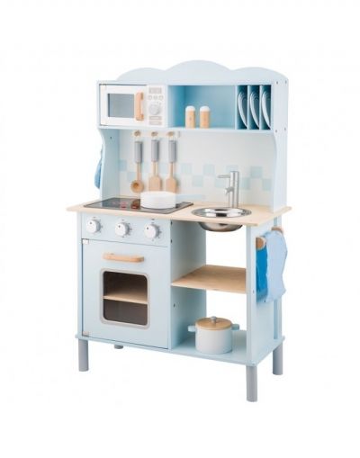 New Classic Toys, дървена кухня, детска кухня, кухня в комплект, кухня 