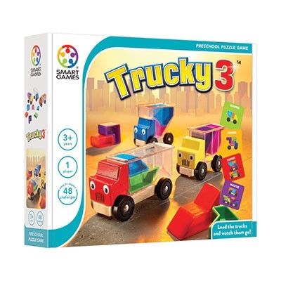 Дървена игра - Трите камиончета - Smart Games
