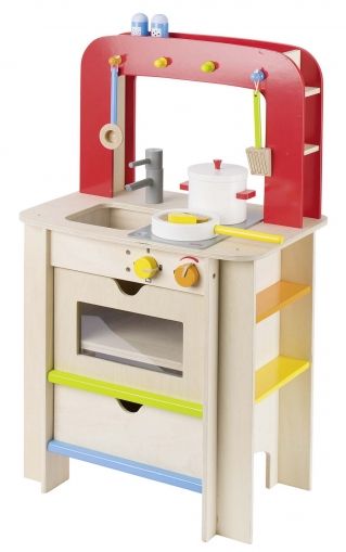 Goki, дървена, играчка, мини, кухня, детска кухня, играчки, игри, игра