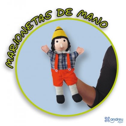 Andreu toys, кукла, за, ръка, за, куклен, театър, пинокио, петрушки, петрушка, играчка, играчки, игри, игра
