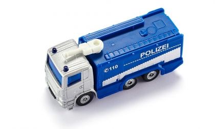 Siku, Метална играчка, Полицейски камион с воден резервоар, полицейски камион, полицейско камионче, камион с воден резервоар, игра, игри, играчка, играчки
