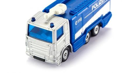 Siku, Метална играчка, Полицейски камион с воден резервоар, полицейски камион, полицейско камионче, камион с воден резервоар, игра, игри, играчка, играчки