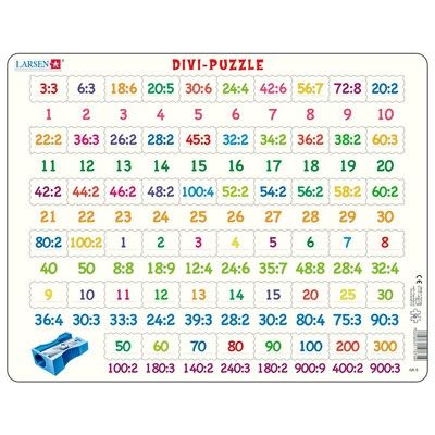 Larsen, образователен детски пъзел, делене, 58 части, пъзел, пъзели, детски пъзел, пъзел за деца, puzzle, puzzles  