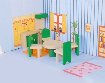 Woody, Детска, дървена, играчка, Кухня, и ,трапезария, играчки, игри, игра