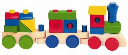 Woody, Дидактичаски, влак, с, два, вагона, играчка, играчки, игри, игра