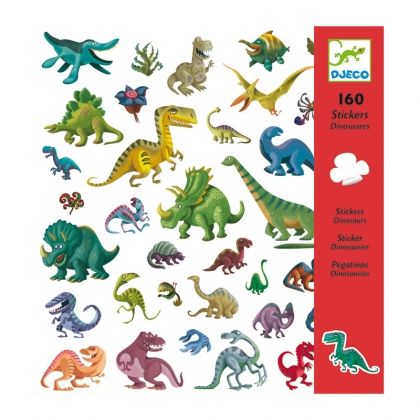 Djeco - Детски стикери динозаври