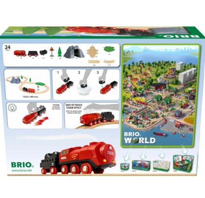Brio - Влаков комплект - Парен локомотив 