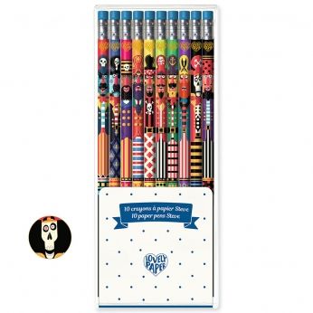 Djeco - Комплект моливи в кутия - 10 броя моливи  Steve