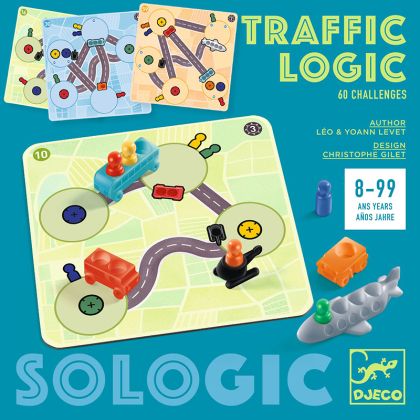 Детска логическа игра - Traffic logic от серията Sologic - Djeco
