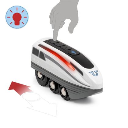 Влаков комплект с вагон и оътник - Turbo Train - Brio
