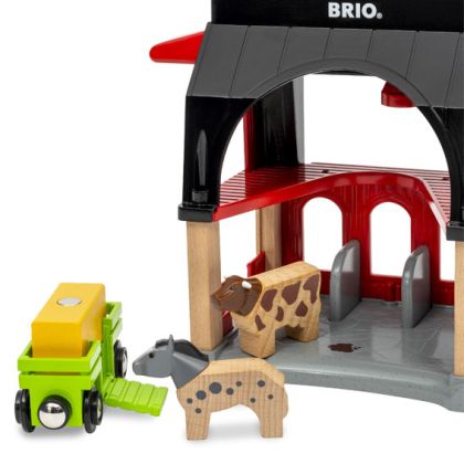 Детска играчка обор за животни с 6 части - Brio
