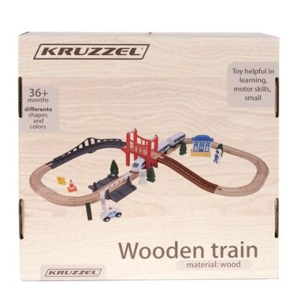 Дървена железница с коловоз - Kruzzel