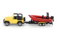 Siku - Комплект джип с ремарке и лодка Jeep with boat