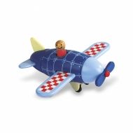 Janod - Дървена играчка - Магнитен самолет