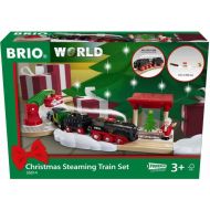 Brio - Влаков комплект с вагонче и релси - Коледа