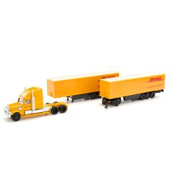 Siku -  Играчка тежкотоварен камион с ремарке DHL