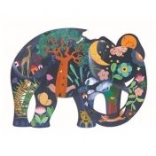 DJECO, art, puzzle, elephant, пъзел, арт, слон, игра, игри, играчка, играчки