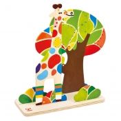 hape, творчески, комплект, боички, дървени, части, приятели, в, джунглата, игра, игри, игачка, играчки