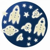 djeco, фосфорициращи, стикери, светещи, в ,тъмното, светят, игра, игри, играчка, играчки