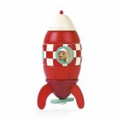 janod, дървена, играчка, дървена, ракета, магнитен, магнит, самолетче, сглобяване, игра, игри, играчки