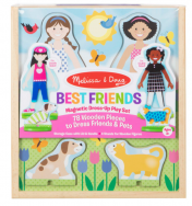 Melissa and Doug, магнитен дървен комплект за обличане на кукли, кукли, обличане на кукли, обличане, игра, игри, играчка, играчки 