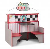 Melissa & Doug, сглобяем ресторант, звезден ресторант, ретро ресторант, ресторант за сглобяване, ресторант, детски ресторант, кухня, кухня и ресторант, игра, игри, играчка, играчки 