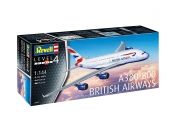 Revell, сглобяем модел, еърбъс A380-800, самолет, британски самолет, пътнически самолет, самолет, сглобяем самолет, конструктор, конструктори, игра, игри, играчка, играчки 
