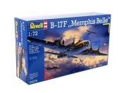 Revell, сглобяем модел, B - 17F Мемфис Бел, самолет за сглобяване, играчка за сглобяване, военен самолет, конструктор, конструктори 