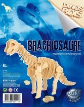 buki france, Дървен 3D пъзел, Брахиозавър, триизмерен пъзел, 3d пъзел, брахиозавър, динозавър, детски пъзел, забавен пъзел, дървен пъзел, пъзел, пъзели, puzzle, puzzles